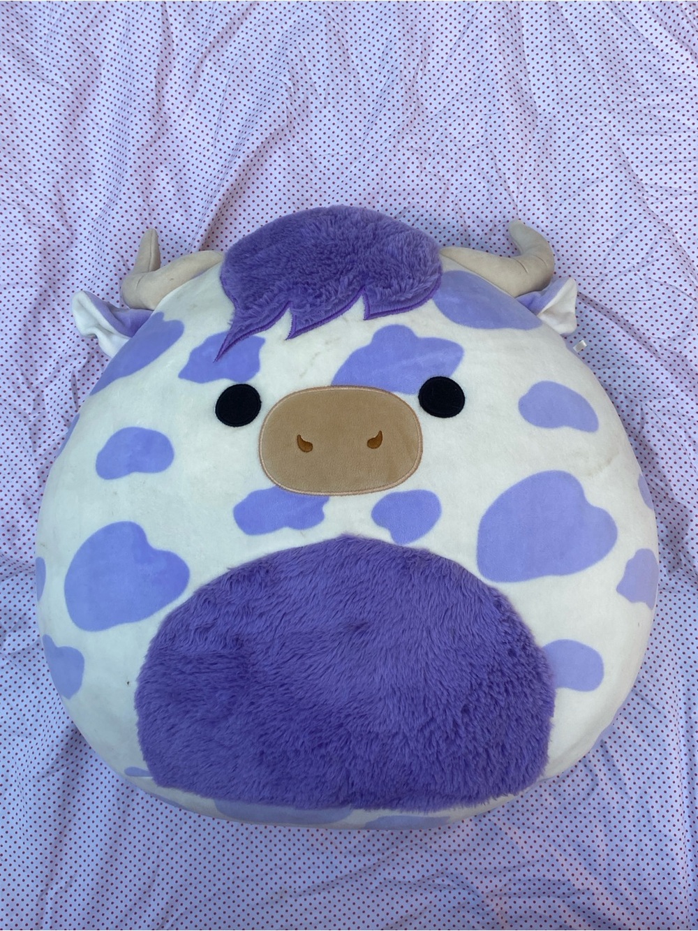 Squishmallow Purple Cow